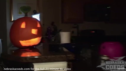 Hot Teen Carves Then Fucks A Pumpkin SD (2026)