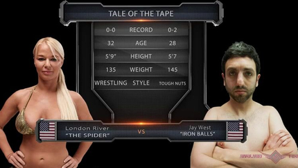 Blonde Amazon With Big Tits Wrecks Little Man In Wrestl - London River SD (2026)