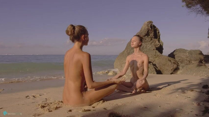 Katya Clover, Clarice - ANATOMY STUDIES - Clover And Caprice At Beach - Katya Clover SD (2026)