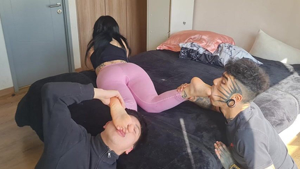 Double Team Feet Worship SD (2026)